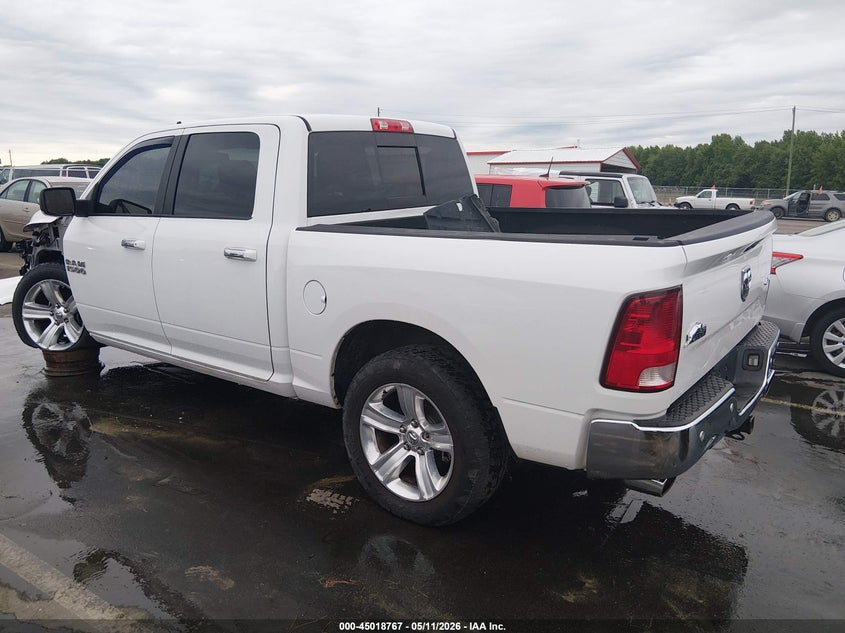 Vin: 3c6rr7lt2jg171784, lot: 45516250, ram 1500 big horn  4x4 5'7 box 20183