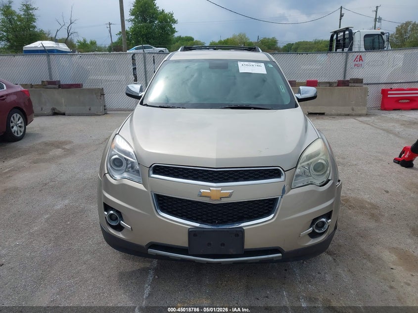 2012 Chevrolet Equinox 2.4 Ltz gold Lot 111045018786 Vin 2GNALFEK3C1282787