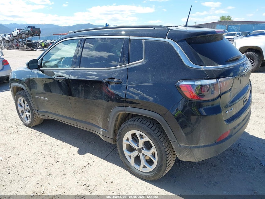 Vin: 3c4njdbn7st539868, lot: 45516279, jeep compass latitude 4x4 20253
