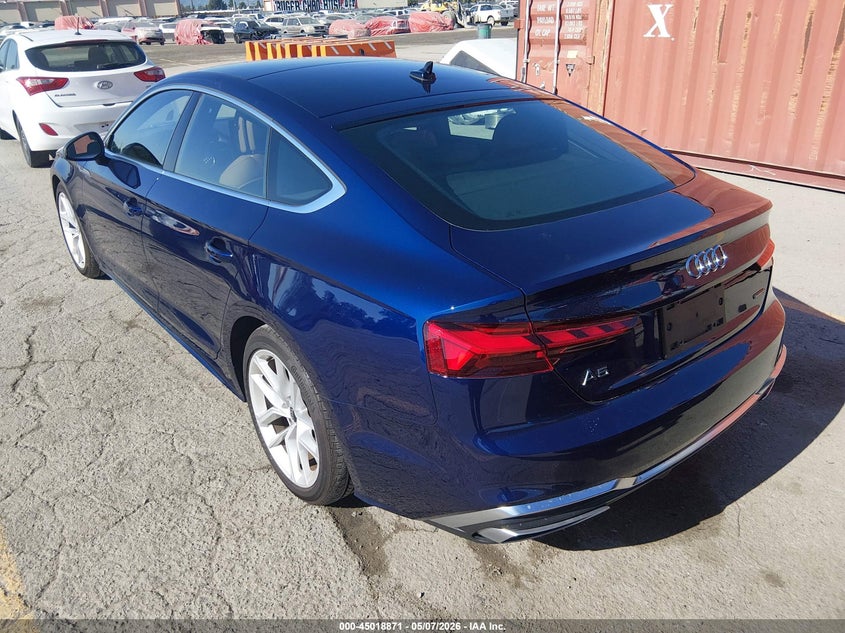 Vin: waudacf52pa062231, lot: 45516354, audi a5 sportback premium 45 tfsi s line quattro s tronic 20233