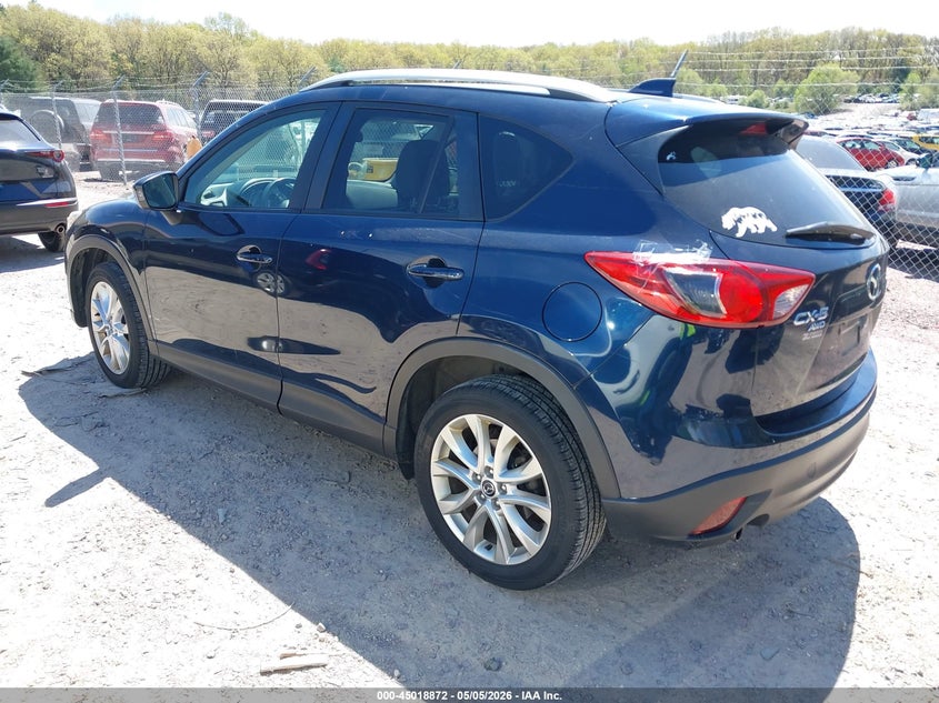 Vin: jm3ke4dy2f0456762, lot: 45516355, mazda cx-5 grand touring 20153