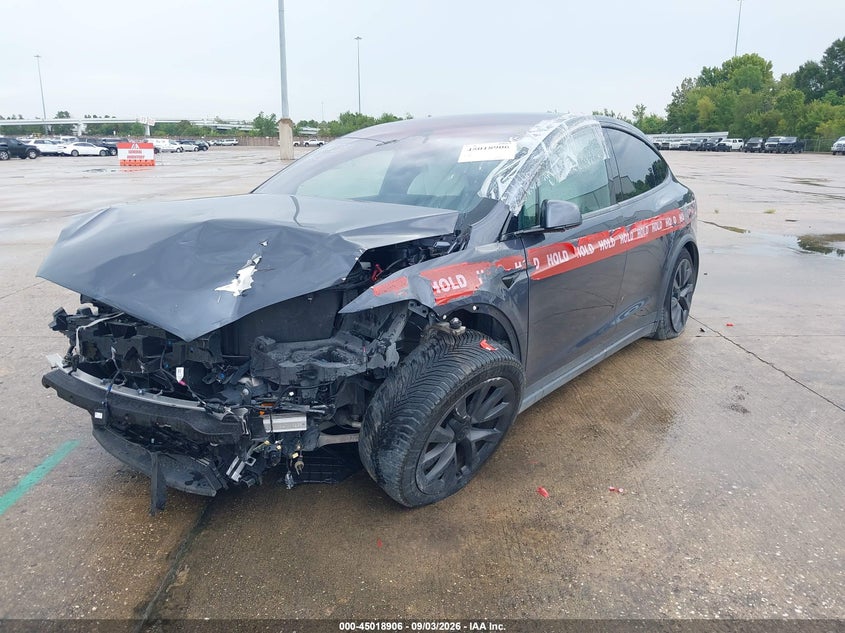 Vin: 7saxcbe69nf330245, lot: 45516389, tesla model x plaid tri motor all-wheel drive 20222