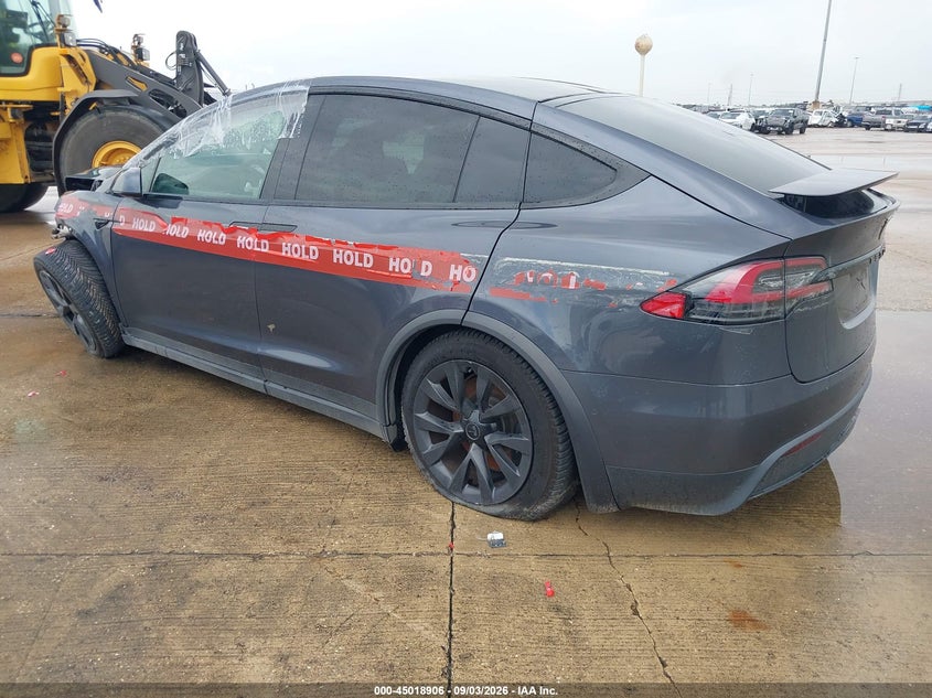 Vin: 7saxcbe69nf330245, lot: 45516389, tesla model x plaid tri motor all-wheel drive 20223