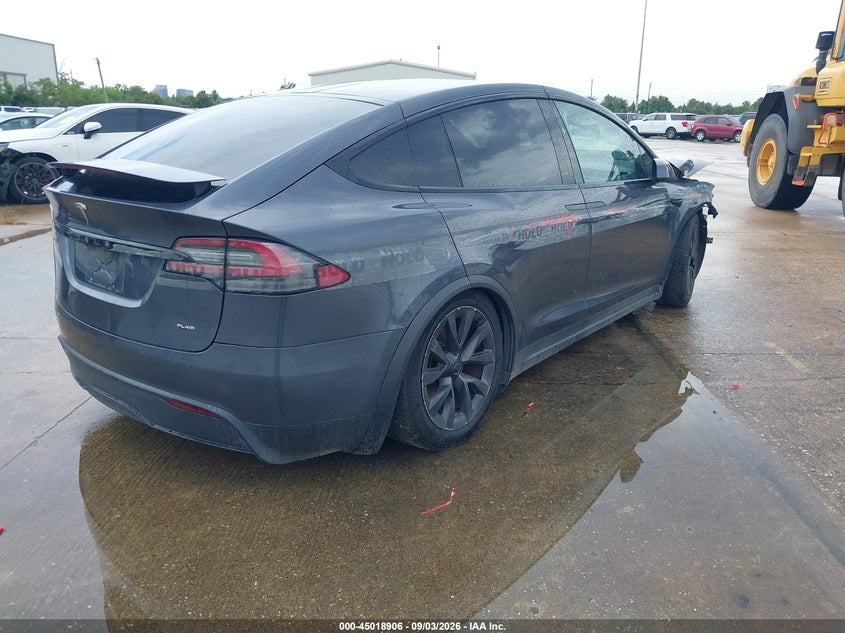 Vin: 7saxcbe69nf330245, lot: 45516389, tesla model x plaid tri motor all-wheel drive 20224