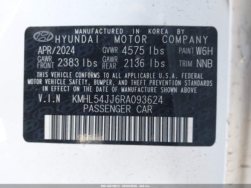 2024 HYUNDAI SONATA HYBRID LIMITED — Photo 9