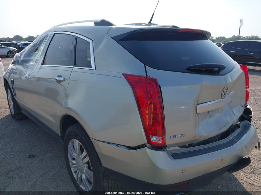 Vin: 3gyfnbe35es581127, lot: 45516443, cadillac srx luxury collection 20143