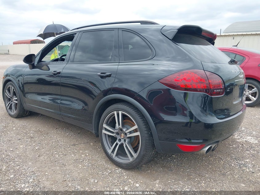 2013 Porsche Cayenne 4.8 S Black Lot 111045019012 Vin WP1AB2A26DLA80515