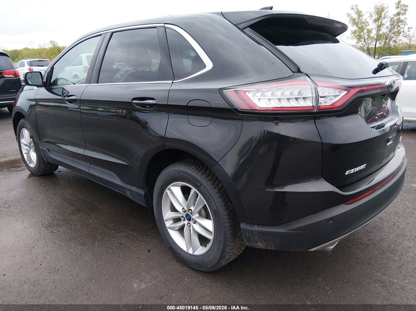 Vin: 2fmtk3j92fbb13618, lot: 45516628, ford edge sel 20153