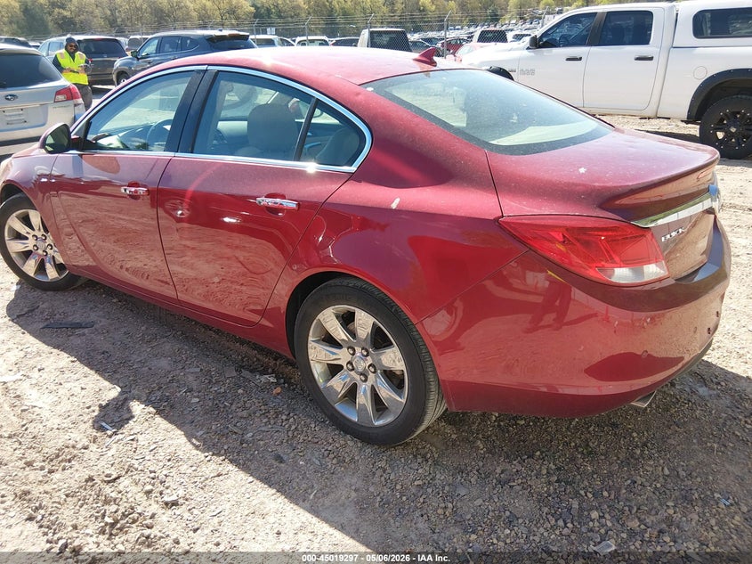 Vin: 2g4gs5ev0c9211439, lot: 45516780, buick regal turbo - premium 1 20123
