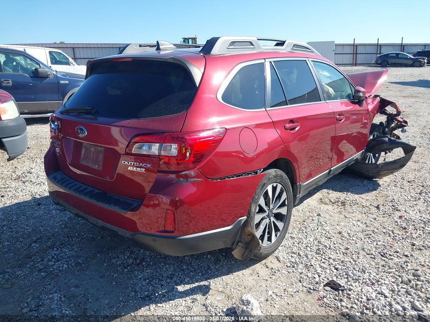 Vin: 4s4bsanc5h3262971, lot: 45517086, subaru outback 2.5i limited 20174