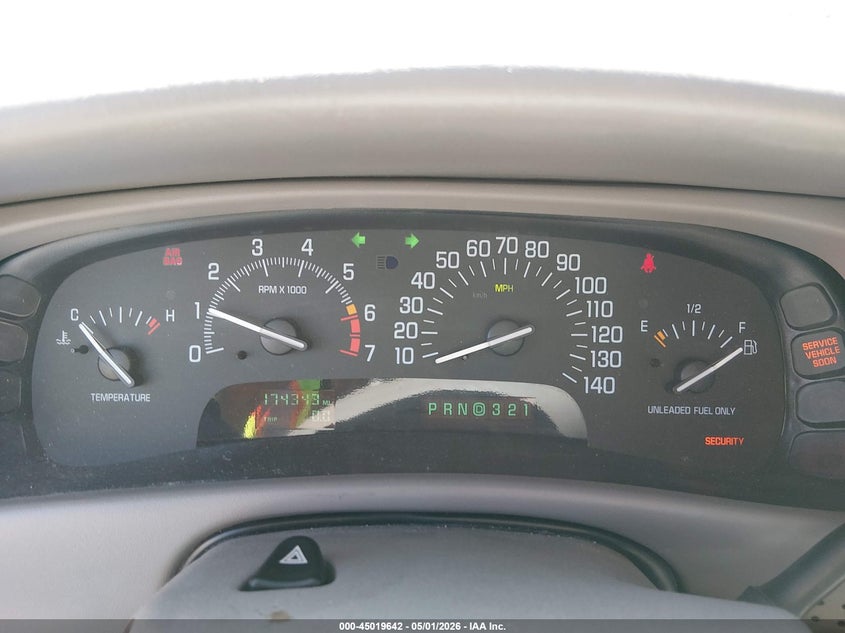 2003 Buick Park Avenue VIN: 1G4CW54K434197283 Lot: 45019642