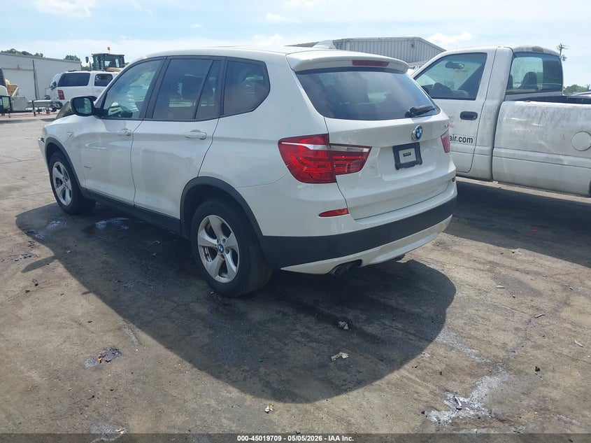 2012 BMW X3 3.0 xDrive28I white Lot 111045019709 Vin 5UXWX5C58CL720903