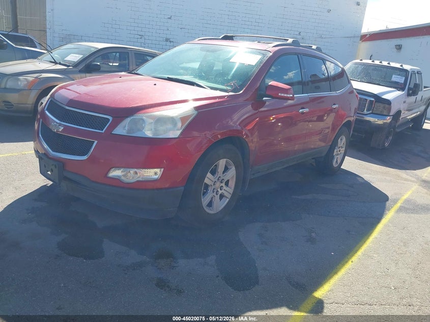 Vin: 1gnkvjed6cj334955, lot: 45517589, chevrolet traverse lt w/2lt 20122