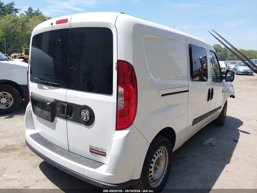 Vin: zfbhrfab6n6w30530, lot: 45517618, ram promaster city cargo van 20224