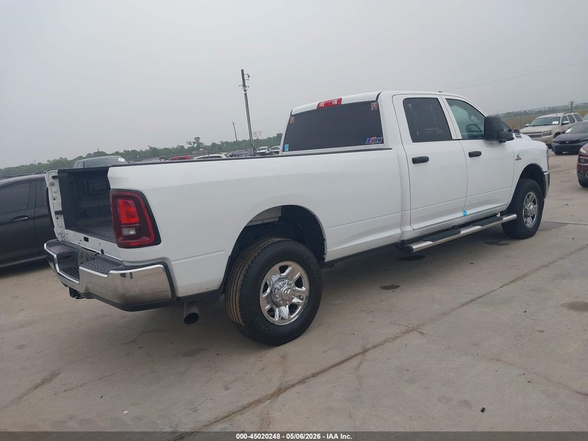 Vin: 3c6ur5hl6sg526576, lot: 45517762, ram 2500 tradesman  4x4 8' box 20254
