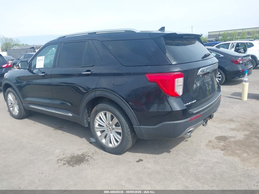 Vin: 1fmsk8fh8lga21216, lot: 45517850, ford explorer limited 20203