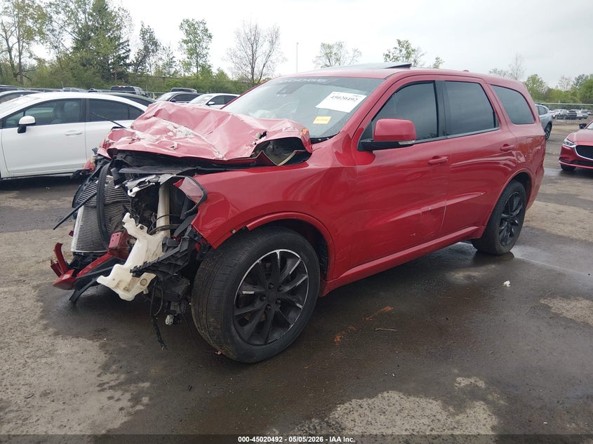 Vin: 1c4sdjct0hc888574, lot: 45518006, dodge durango r/t awd 20172