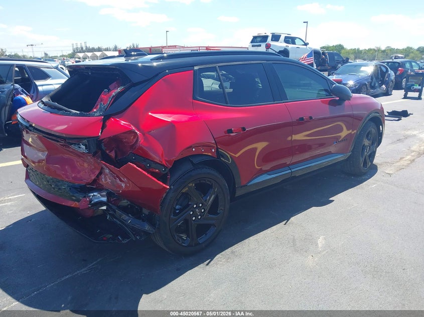 Vin: 3gn7dsrp6ts125524, lot: 45518081, chevrolet equinox ev rs, fwd 20264