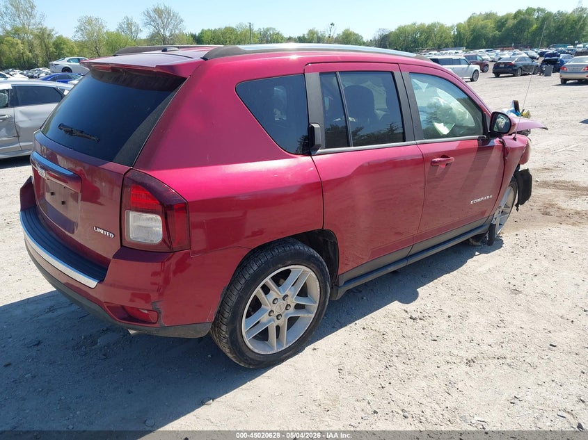 Vin: 1c4njdcbxfd259295, lot: 45518142, jeep compass limited 20154
