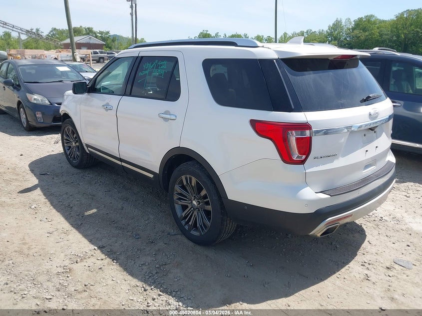 Vin: 1fm5k8ht5hgc51141, lot: 45518318, ford explorer platinum 20173