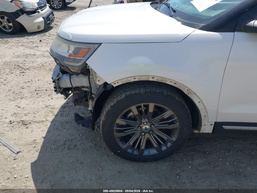 VIN 1FM5K8HT5HGC51141 2017 FORD EXPLORER PLATINUM