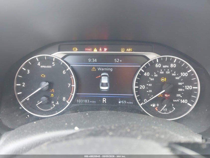 VIN 1N4BL4FV8KC106360 2019 NISSAN ALTIMA 2.5 PLATINUM