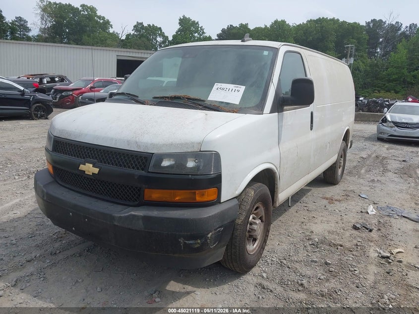 Vin: 1gcwgafp5l1277466, lot: 45518633, chevrolet express cargo rwd 2500 regular wheelbase wt 20202