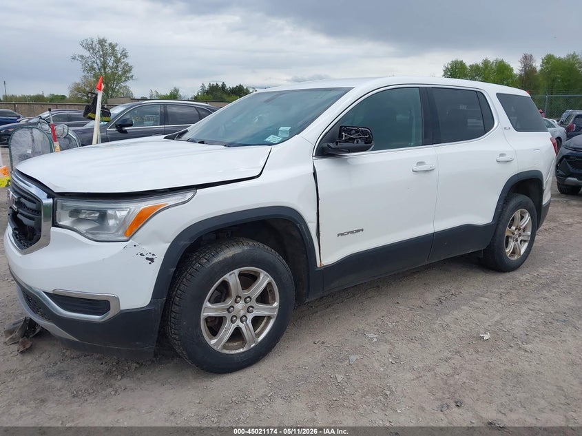 Vin: 1gkknrla6hz258716, lot: 45518688, gmc acadia sle-1 20172