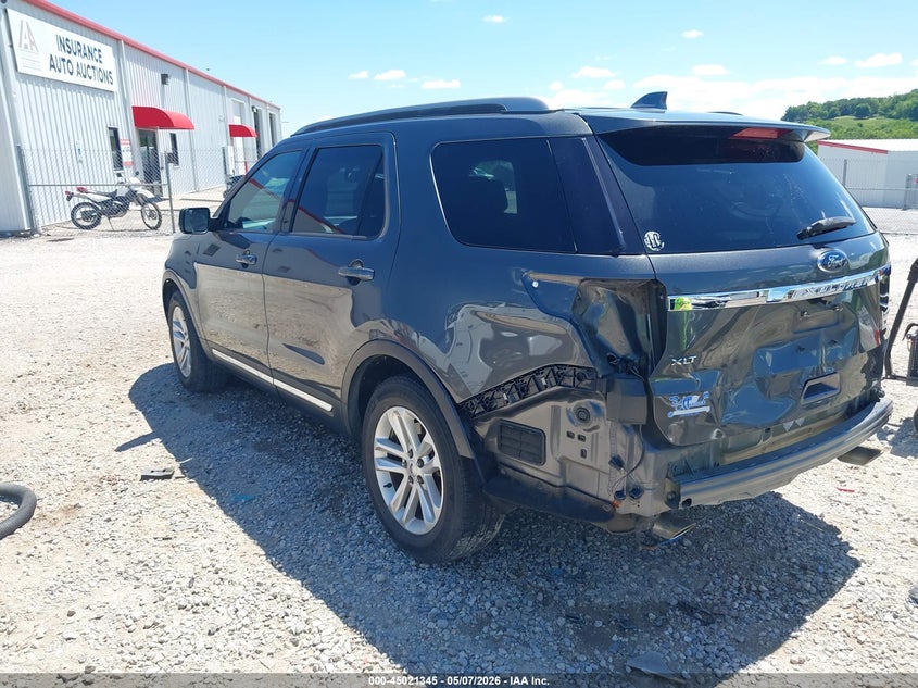 Vin: 1fm5k7d89ggc20128, lot: 45518859, ford explorer xlt 20163