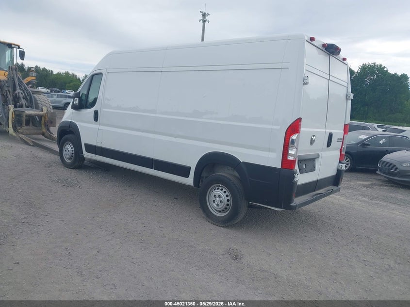 Vin: 3c6mrvhg1se546376, lot: 45518864, ram promaster 3500 tradesman high roof 159 wb w/pass seat 20253