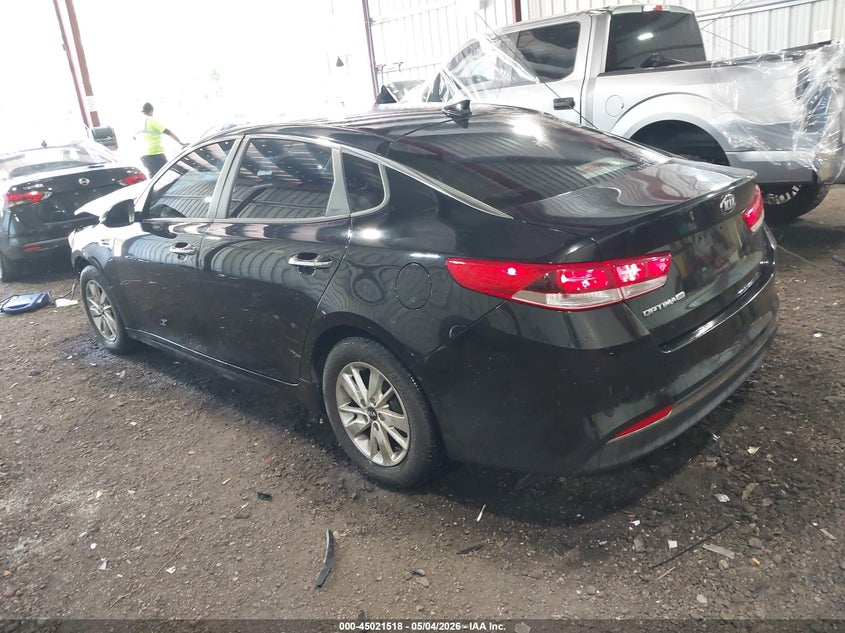 Vin: 5xxgt4l38jg201230, lot: 45519032, kia optima lx 20183