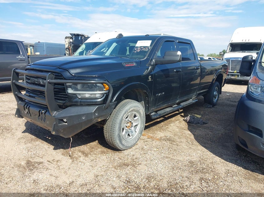 Vin: 3c6ur5kl6kg624550, lot: 45519051, ram 2500 laramie  4x4 8' box 20192