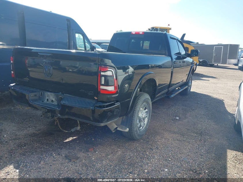 Vin: 3c6ur5kl6kg624550, lot: 45519051, ram 2500 laramie  4x4 8' box 20194