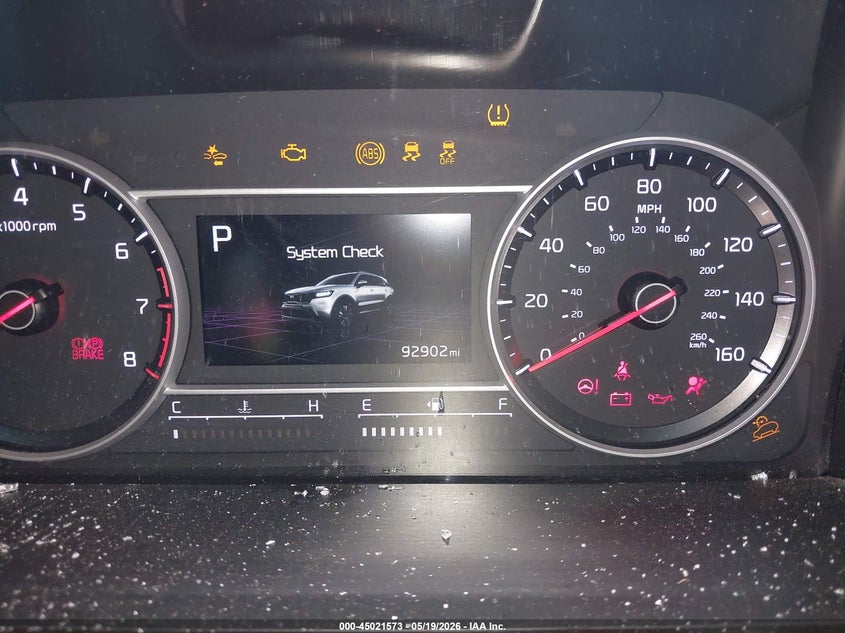 VIN 5XYRL4LC9MG018430 2021 KIA SORENTO S