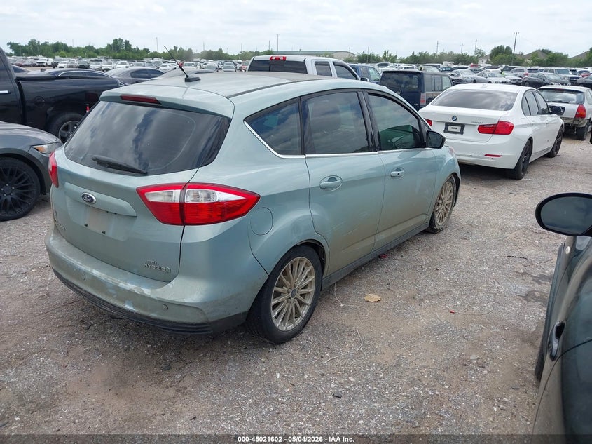 Vin: 1fadp5bu6el500542, lot: 45519116, ford c-max hybrid sel 20144