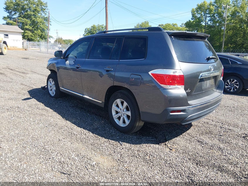 Vin: 5tdza3eh0cs029567, lot: 45519242, toyota highlander 20123