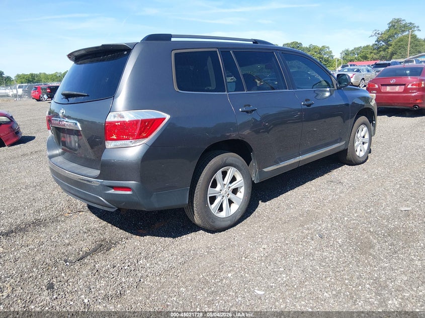 Vin: 5tdza3eh0cs029567, lot: 45519242, toyota highlander 20124