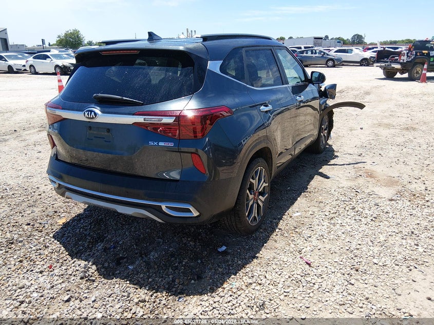 Vin: kndetca28m7168707, lot: 45519300, kia seltos sx turbo 20214