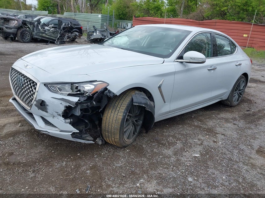 Vin: kmtg64la7ku013480, lot: 45519349, genesis g70 20192
