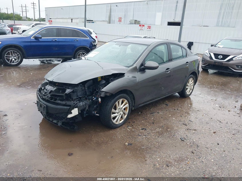 Vin: jm1bl1v81c1652175, lot: 45519365, mazda mazda3 i touring 20122