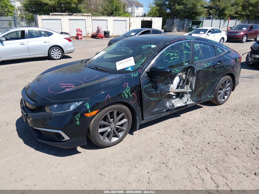 2020 Honda Civic Ex 19XFC1F33LE206644 photo 1