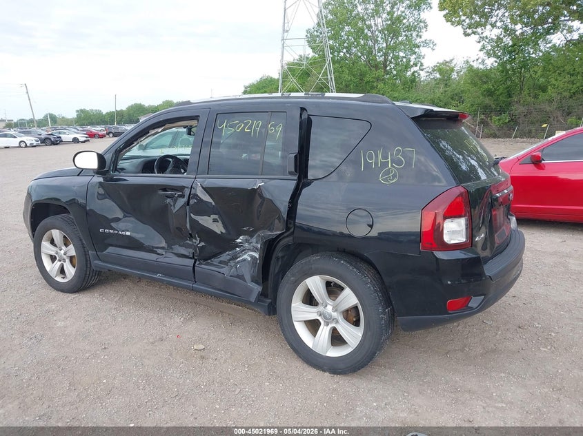 Vin: 1c4njdeb3hd191437, lot: 45519483, jeep compass latitude 4x4 20173