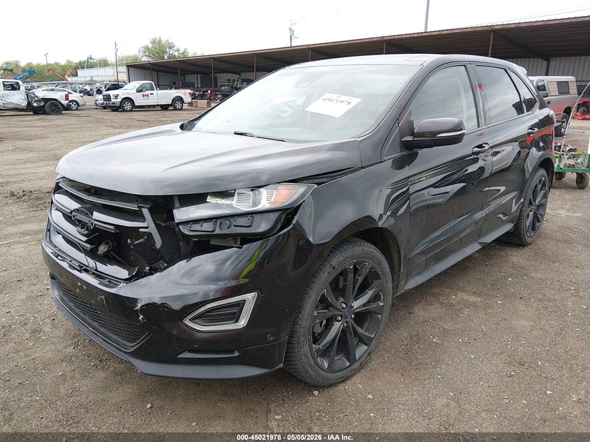 Vin: 2fmtk4ap7fbb35988, lot: 45519492, ford edge sport 20152