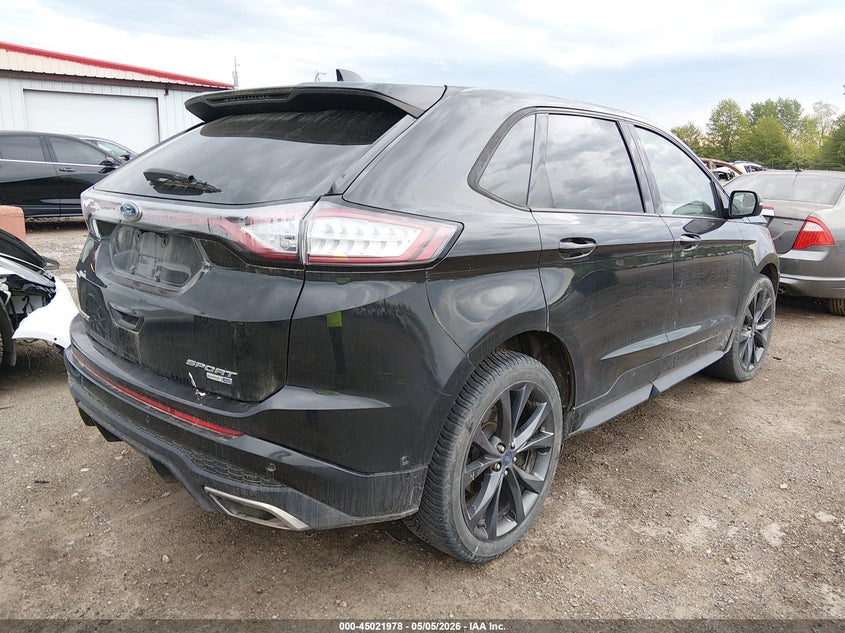Vin: 2fmtk4ap7fbb35988, lot: 45519492, ford edge sport 20154