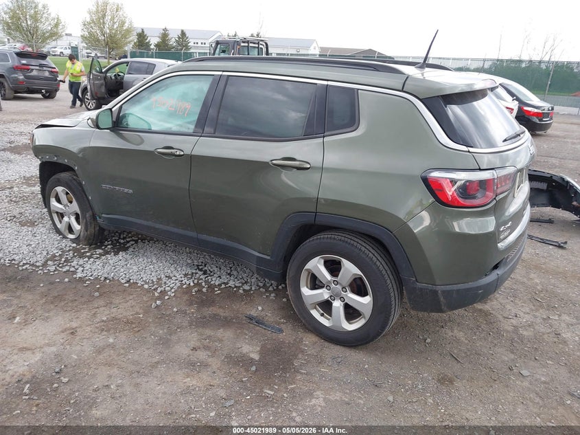 Vin: 3c4njdbb6jt108037, lot: 45519503, jeep compass latitude 4x4 20183