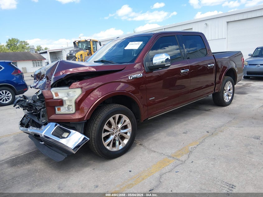 1FTEW1EG2GFA97001 2016 FORD F-150 LARIAT photo 1