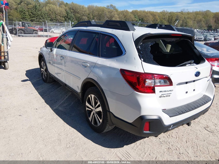 Vin: 4s4bsakc1j3310296, lot: 45519614, subaru outback 2.5i limited 20183