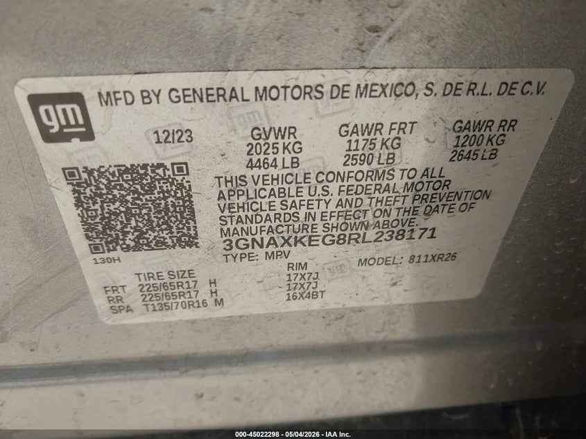 2024 CHEVROLET EQUINOX FWD LT — Photo 9