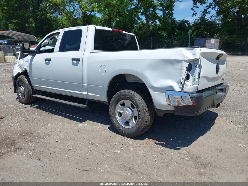 Vin: 3c6ur5cj8rg305500, lot: 45519902, ram 2500 tradesman  4x4 6'4 box 20243