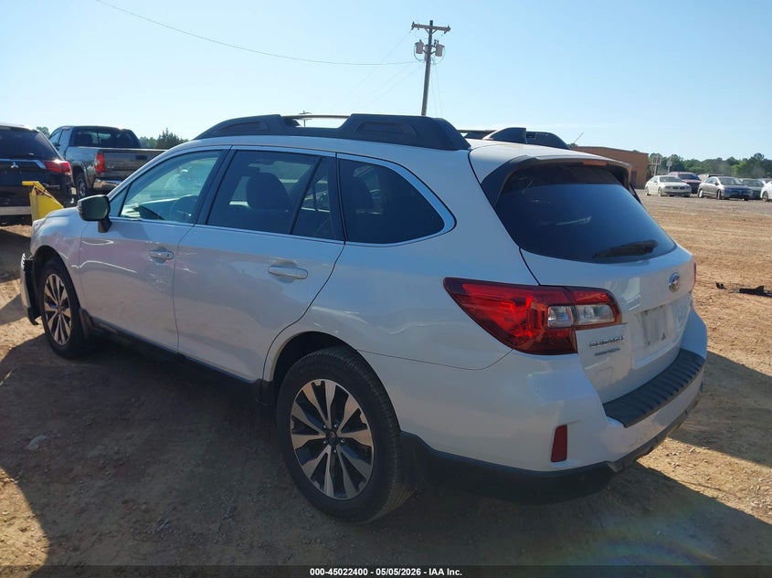 Vin: 4s4bsanc6h3379281, lot: 45519914, subaru outback 2.5i limited 20173